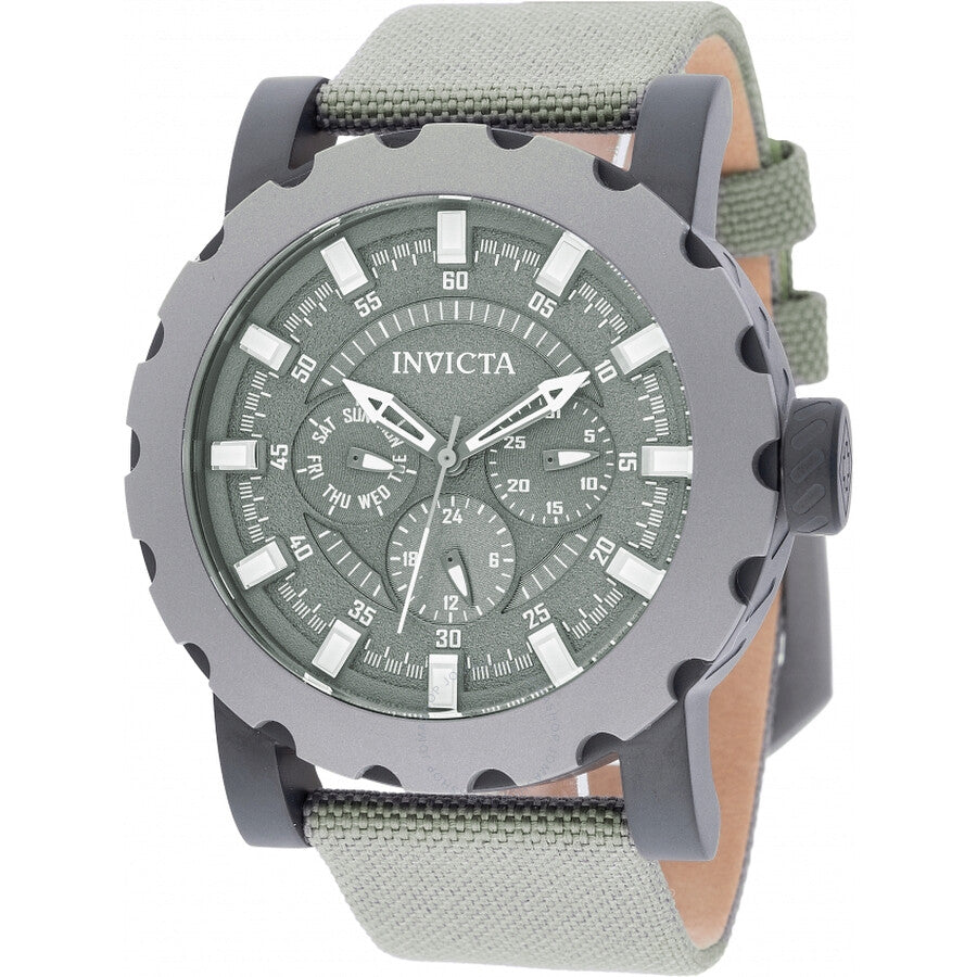 Invicta I-Force Quartz Olive Green Dial Men's Watch 47586 - The Watches Men & Co