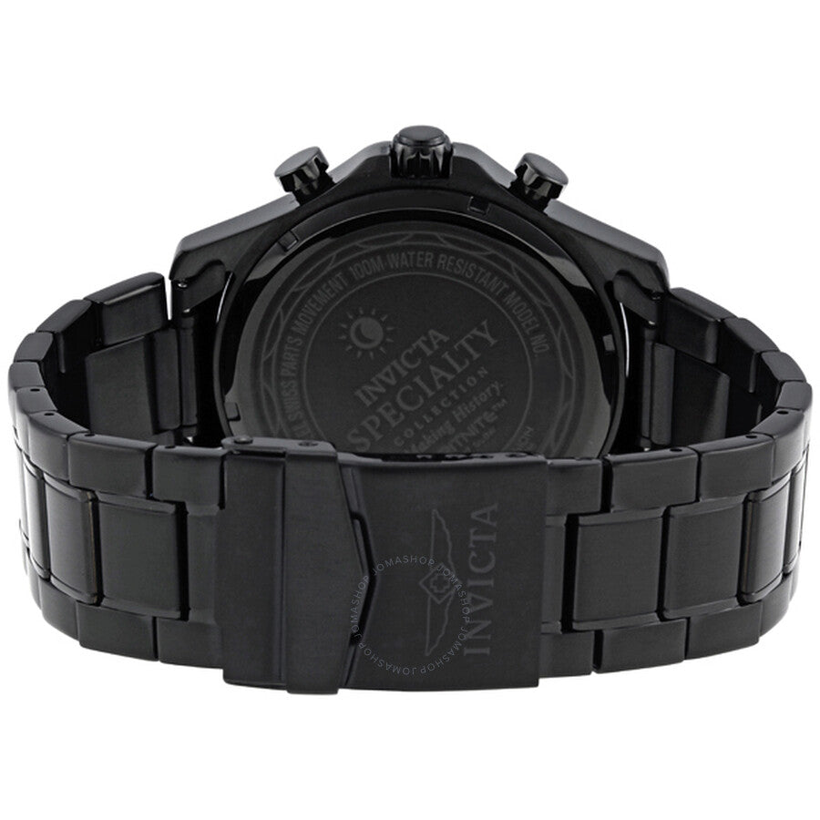 Invicta II Collection Black Dial Black Ion-Plated Men's Watch 0383