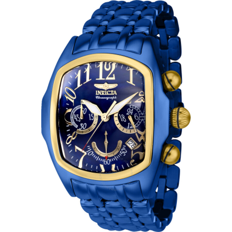 Invicta Lupah Chronograph GMT Quartz Blue Dial Men's Watch 43155 - The Watches Men & Co
