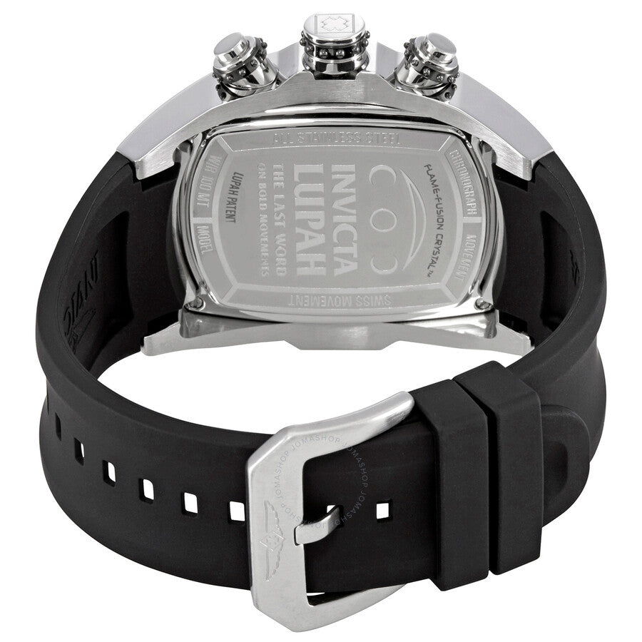 Invicta Lupah Revolution Collection Chronograph Black Polyurethane Men's Watch 6101