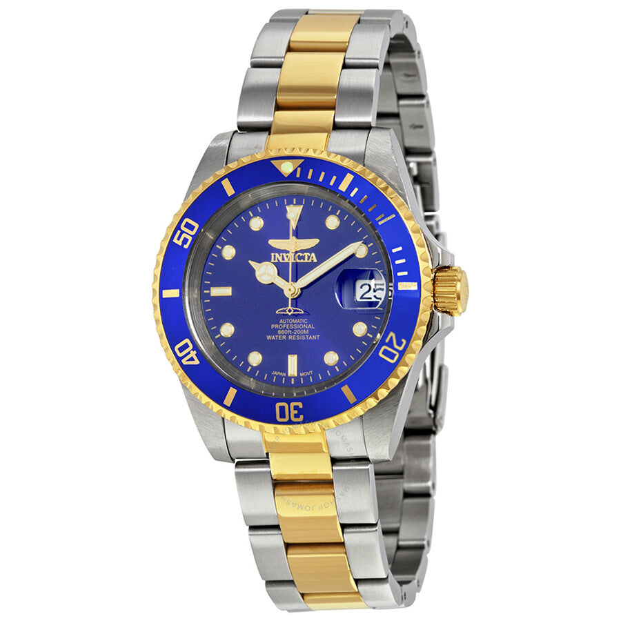 Invicta Mako Pro Diver Reloj automático para hombre con esfera azul bicolor 8928OB