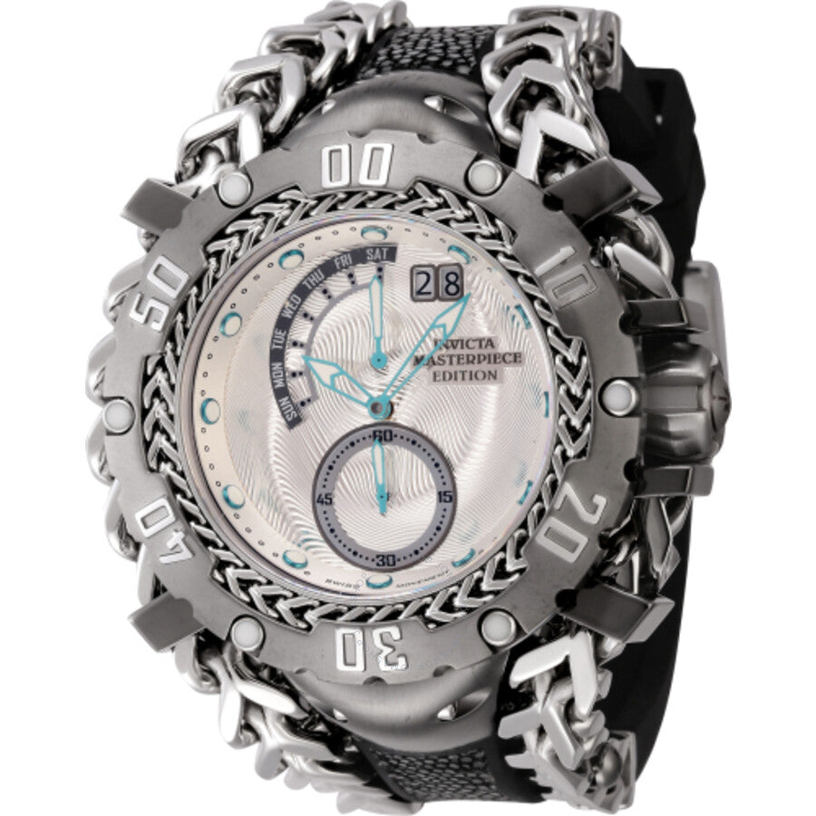 Invicta Masterpiece Quartz Silver Dial Men's Watch 44637 - The Watches Men & Co