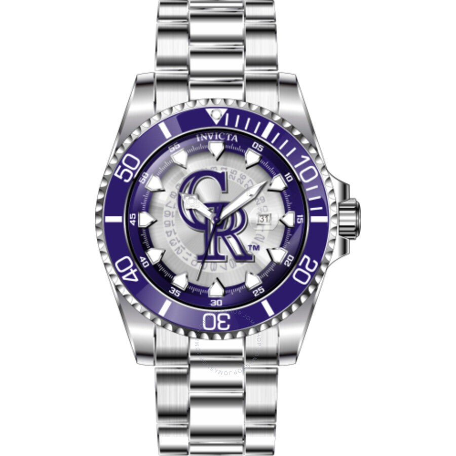 Invicta MLB Colorado Rockies Quartz Men's Watch 43462 - The Watches Men & Co