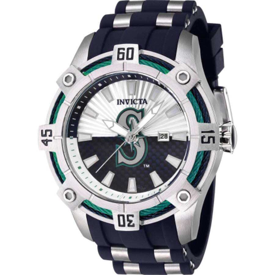 Invicta MLB Seattle Mariners Quartz Men's Watch 43294 - The Watches Men & Co
