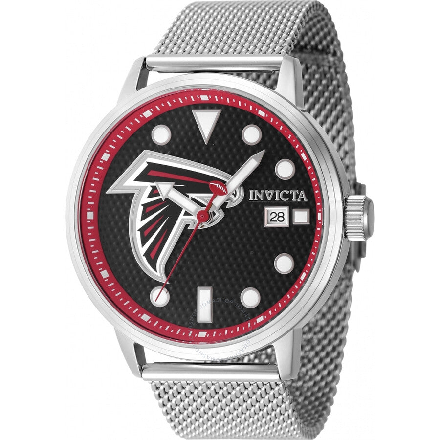 Invicta Nfl Atlanta Falcons Quartz Black Dial Men's Watch 47982 - The Watches Men & Co