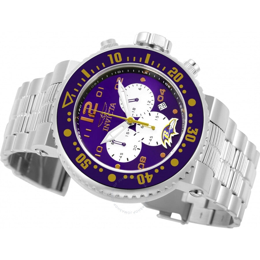 Invicta NFL Baltimore Ravens Chronograph Quartz Men's Watch 30257