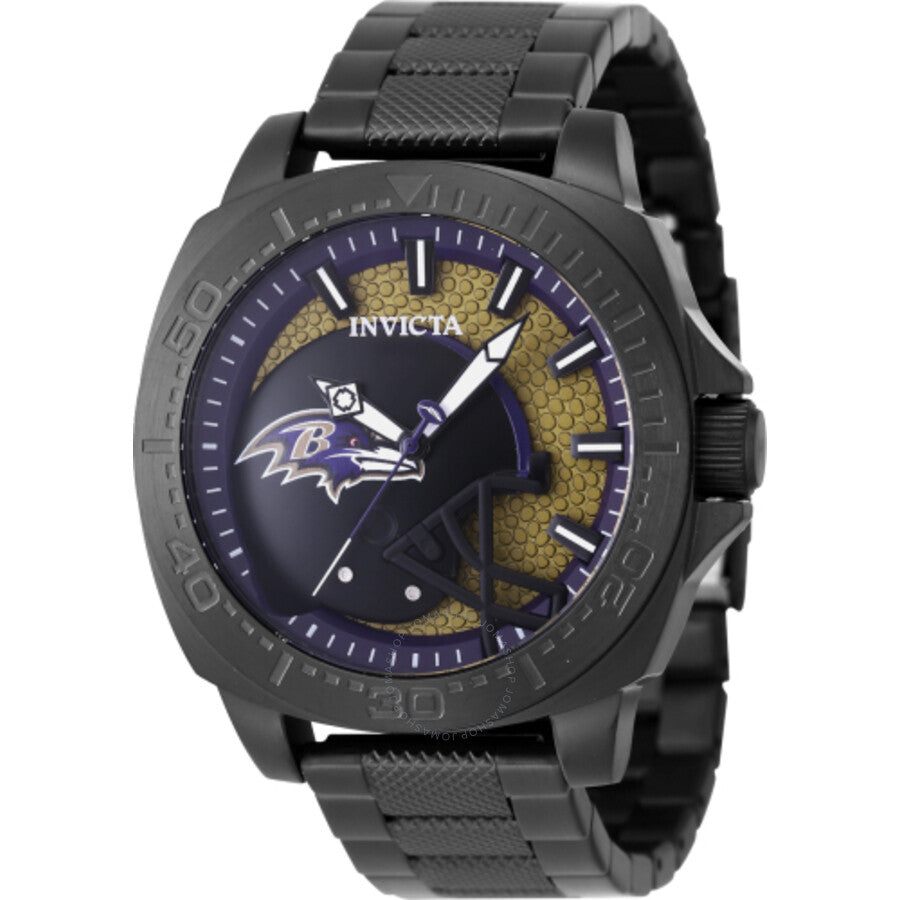 Invicta NFL Baltimore Ravens Quartz Men's Watch 47875 - The Watches Men & Co