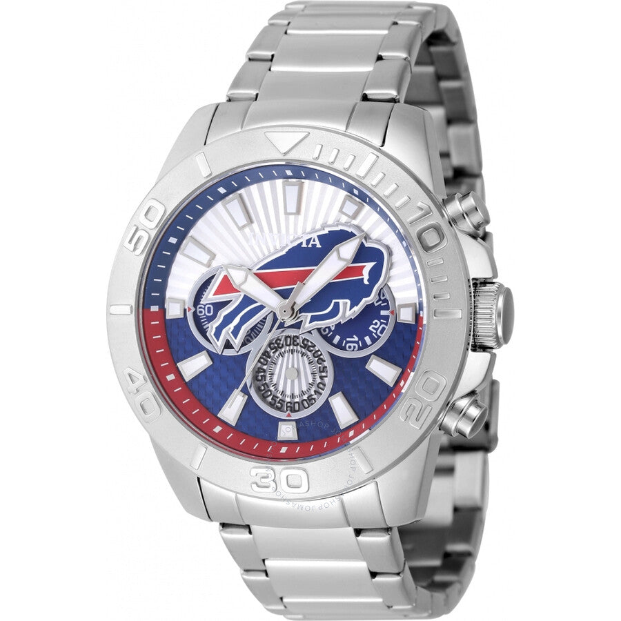 Invicta Nfl Buffalo Bills Chronograph GMT Quartz Men's Watch 47949 - The Watches Men & Co