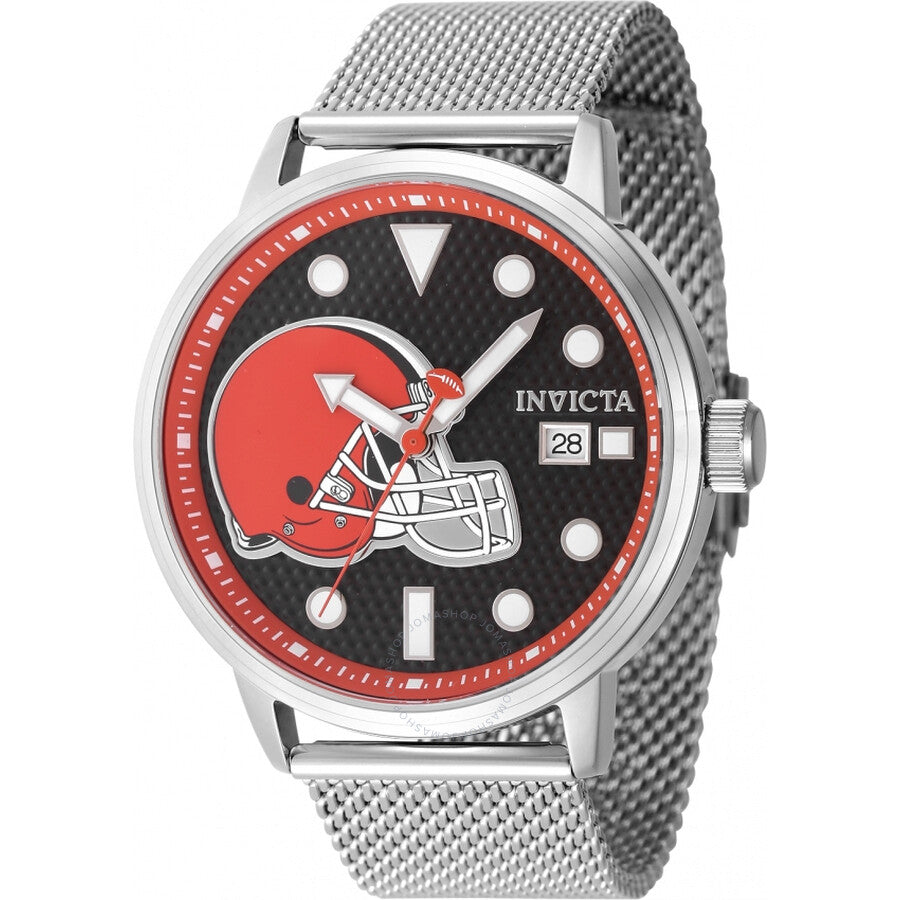 Invicta Nfl Cleveland Browns Quartz Brown Dial Men's Watch 47987 - The Watches Men & Co