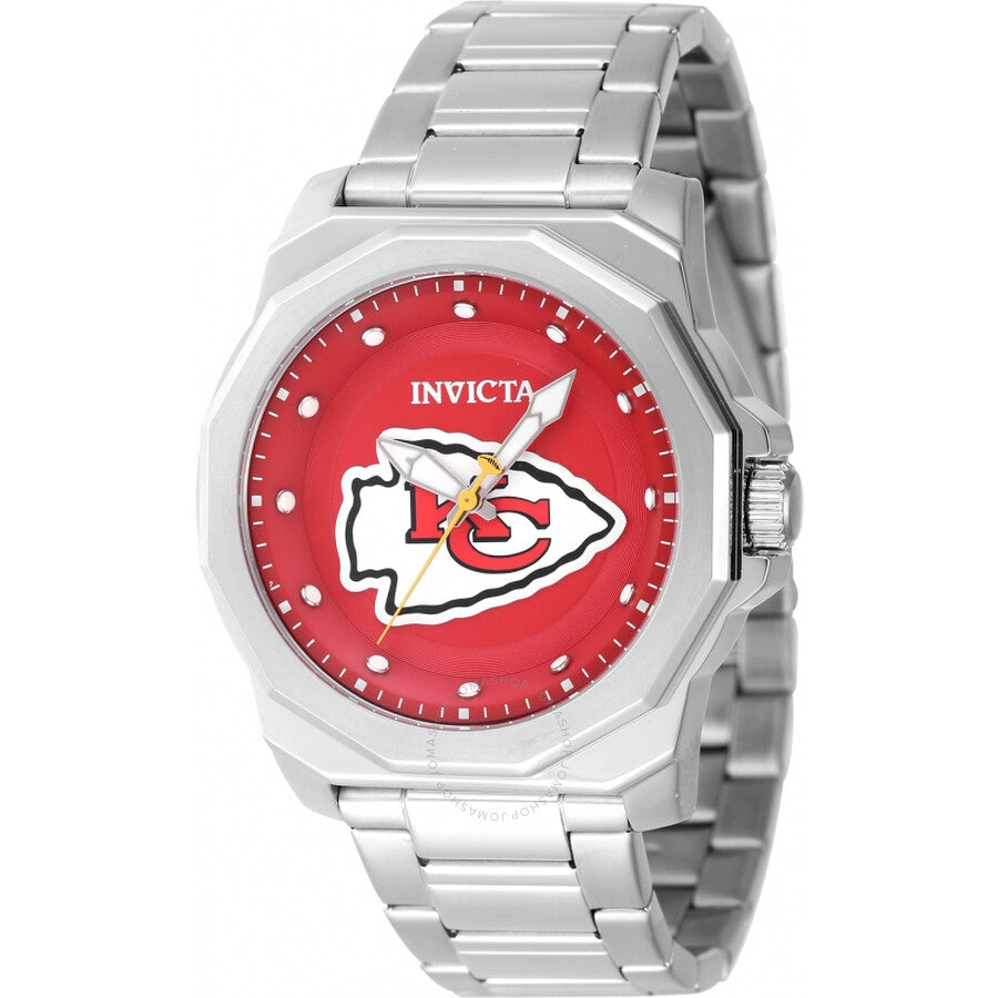 Invicta Nfl Kansas City Chiefs Quartz Red Dial Men's Watch 47928 - The Watches Men & Co