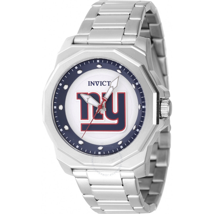 Invicta Nfl New York Giants Quartz Silver Dial Men's Watch 47926 - The Watches Men & Co