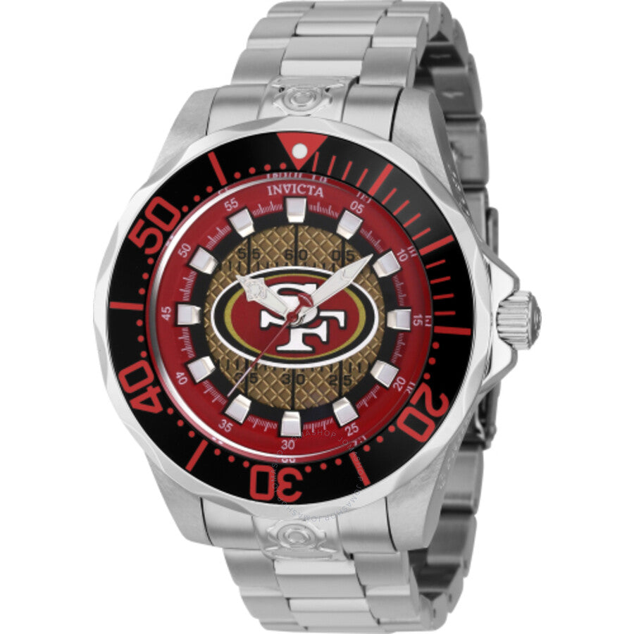 Invicta NFL San Francisco 49ers Automatic Men's Watch 42118 - The Watches Men & Co