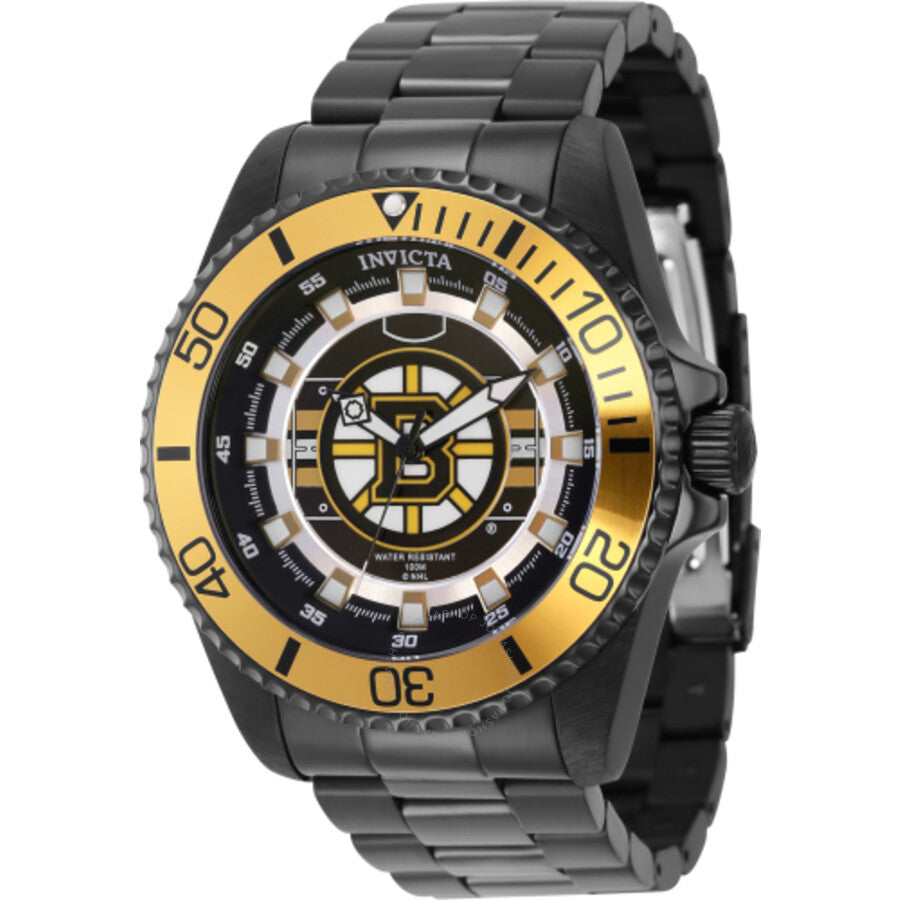 Invicta NHL Boston Bruins Quartz Men's Watch 42238 - The Watches Men & Co