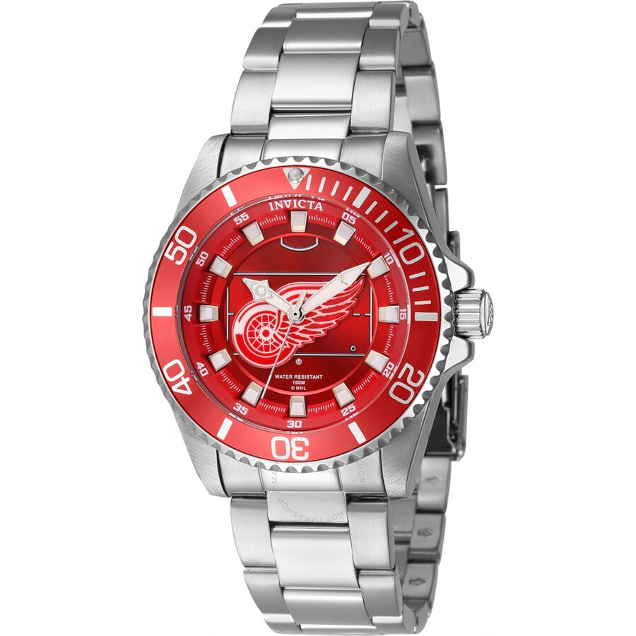 Invicta NHL Detroit Red Wings Quartz Ladies Watch 42224 - The Watches Men & Co