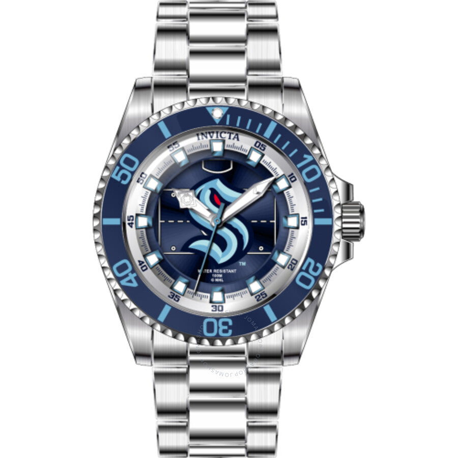 Invicta NHL Seattle Kraken Quartz Blue Dial Ladies Watch 42212 - The Watches Men & Co