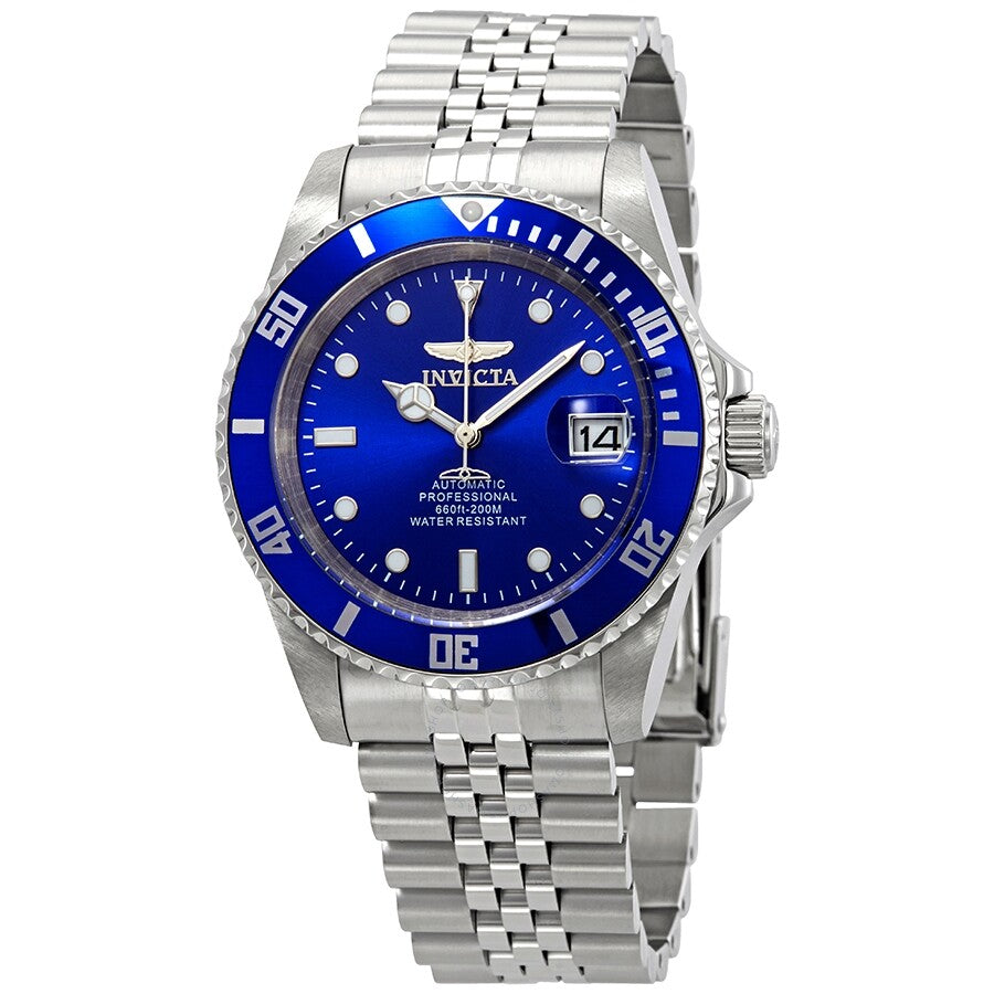 Invicta Pro Diver Automatic Blue Dial Stainless Steel Men's Watch 29179 - The Watches Men & Co