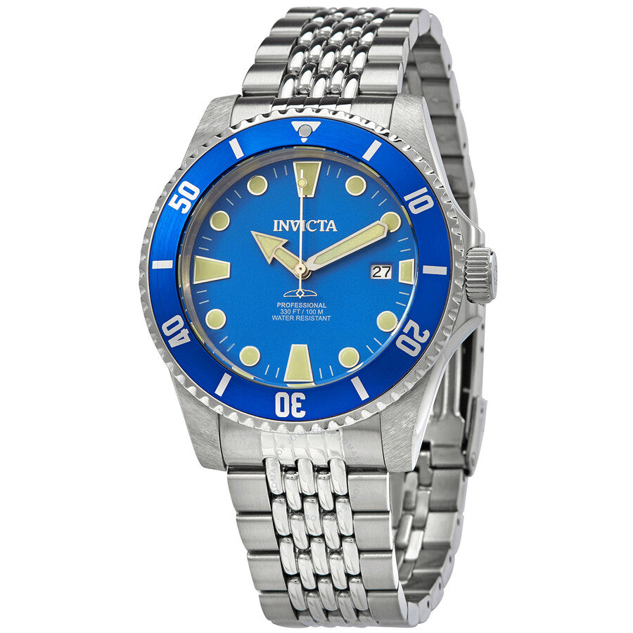 Invicta Pro Diver Automatic Blue Dial Stainless Steel Men's Watch 33503 - The Watches Men & Co