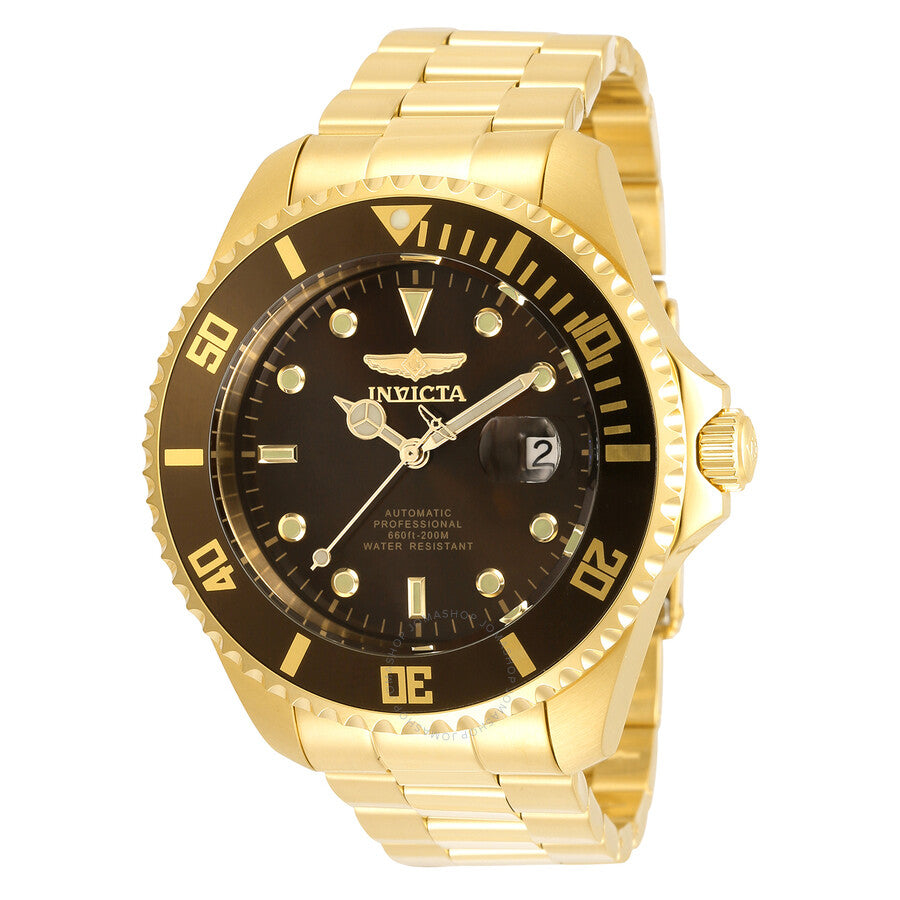 Invicta Pro Diver Automatic Brown Dial Men's Watch 35725 - The Watches Men & Co