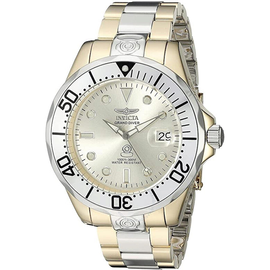 Reloj Invicta Pro Diver automático con esfera dorada Grand Diver para hombre 16038