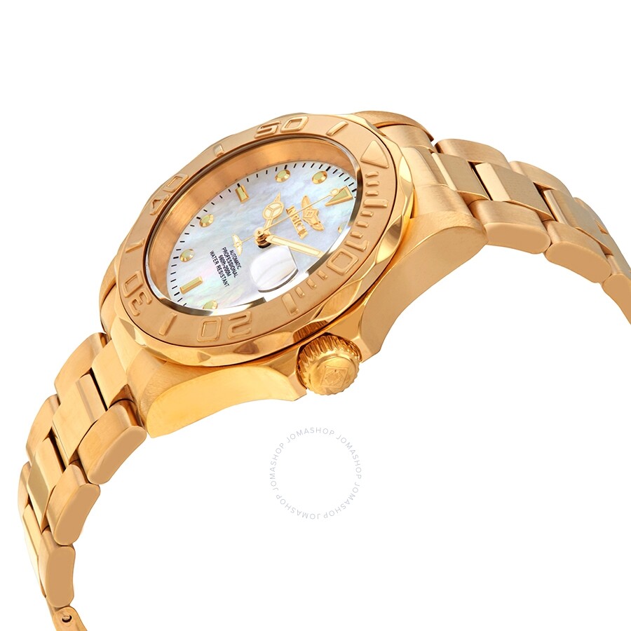 Invicta Pro Diver Automatic White Mother of Pearl Dial Men's Watch 28694