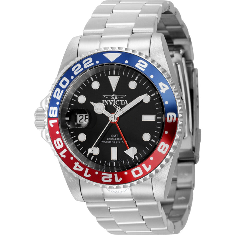 Invicta Pro Diver Black Dial Pepsi Bezel Men's Watch 43961 - The Watches Men & Co