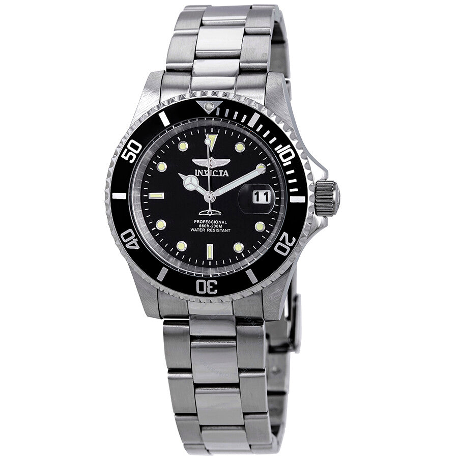 Invicta Pro Diver Reloj para Hombre de Acero Inoxidable con Esfera Negra de 40 mm 26970