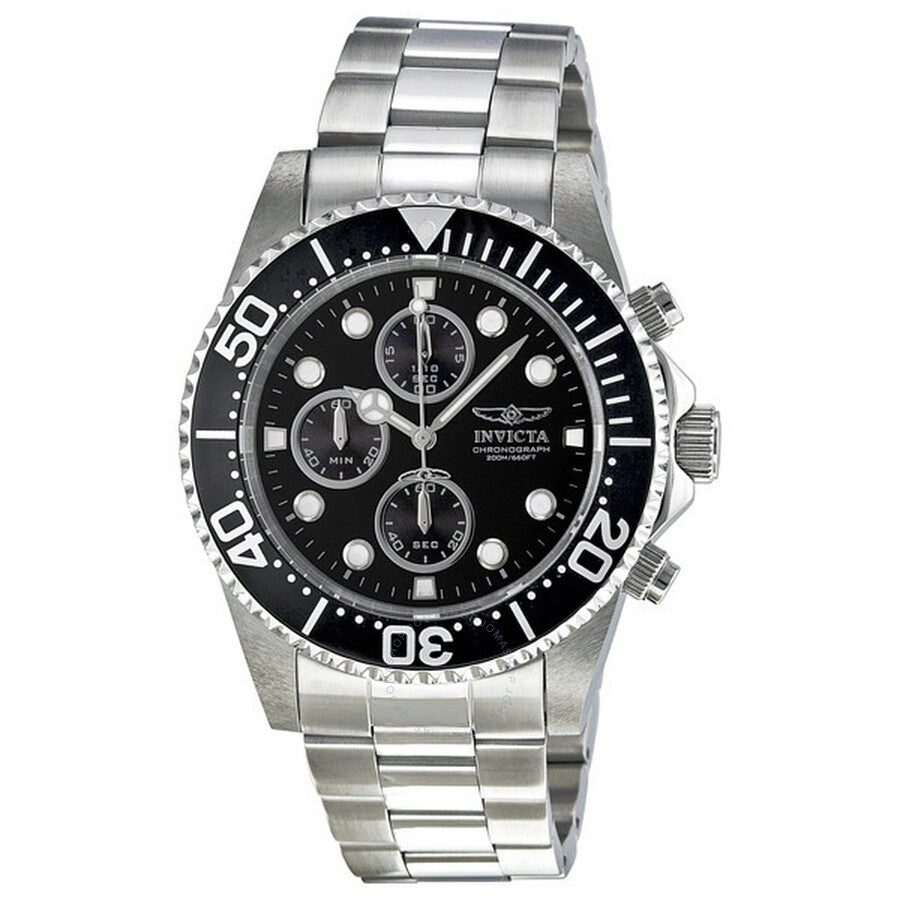 Invicta Pro Diver Chronograph Black Dial Men's Watch 1768