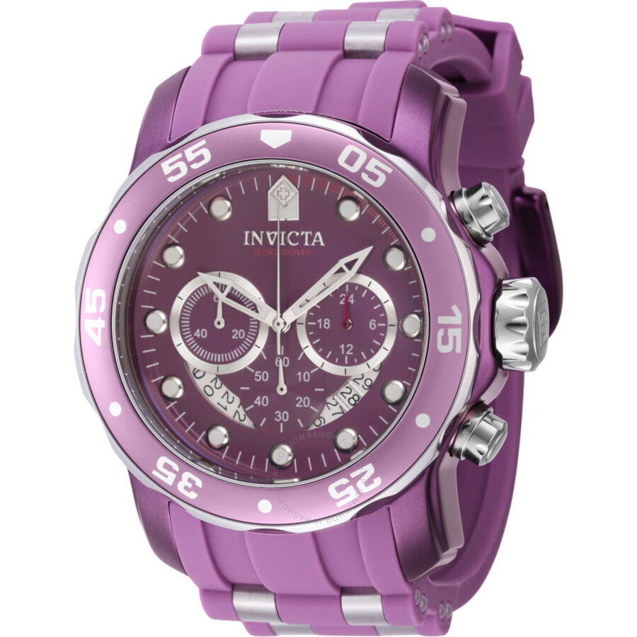 Invicta Pro Diver Chronograph Quartz Purple Dial Men's Watch 40930 - The Watches Men & Co