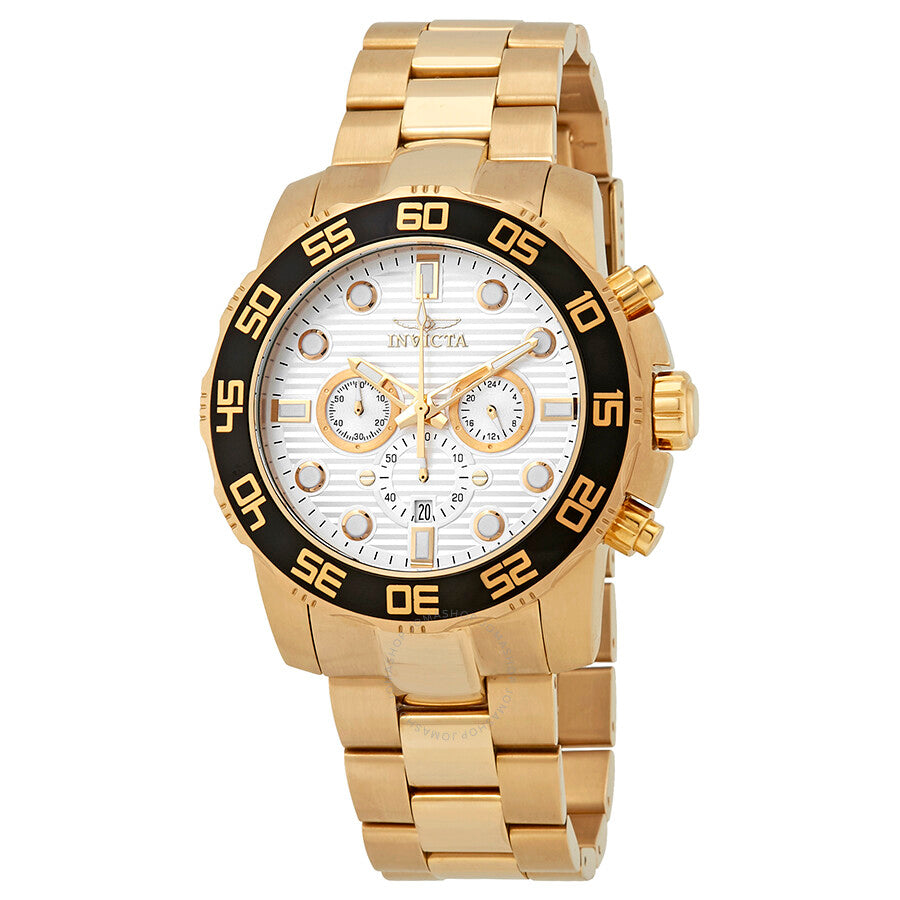 Invicta Pro Diver Cronógrafo Reloj de hombre con esfera plateada 22229