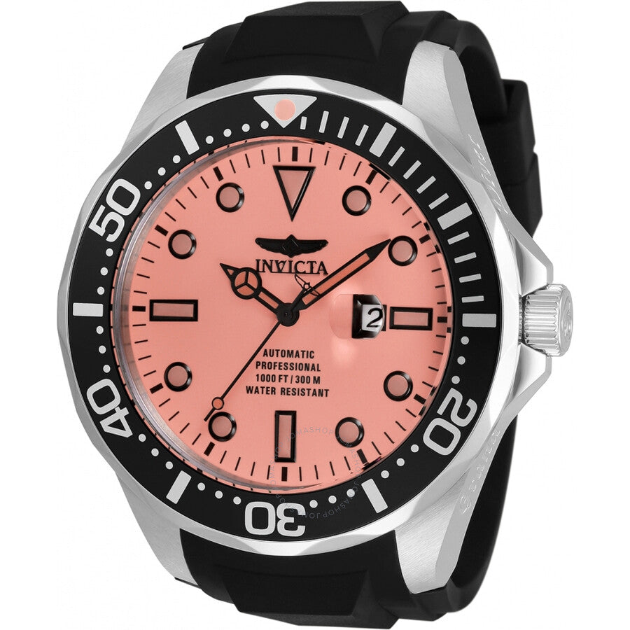 Invicta Pro Diver Date Automatic Red Dial Men's Watch 33606 - The Watches Men & Co