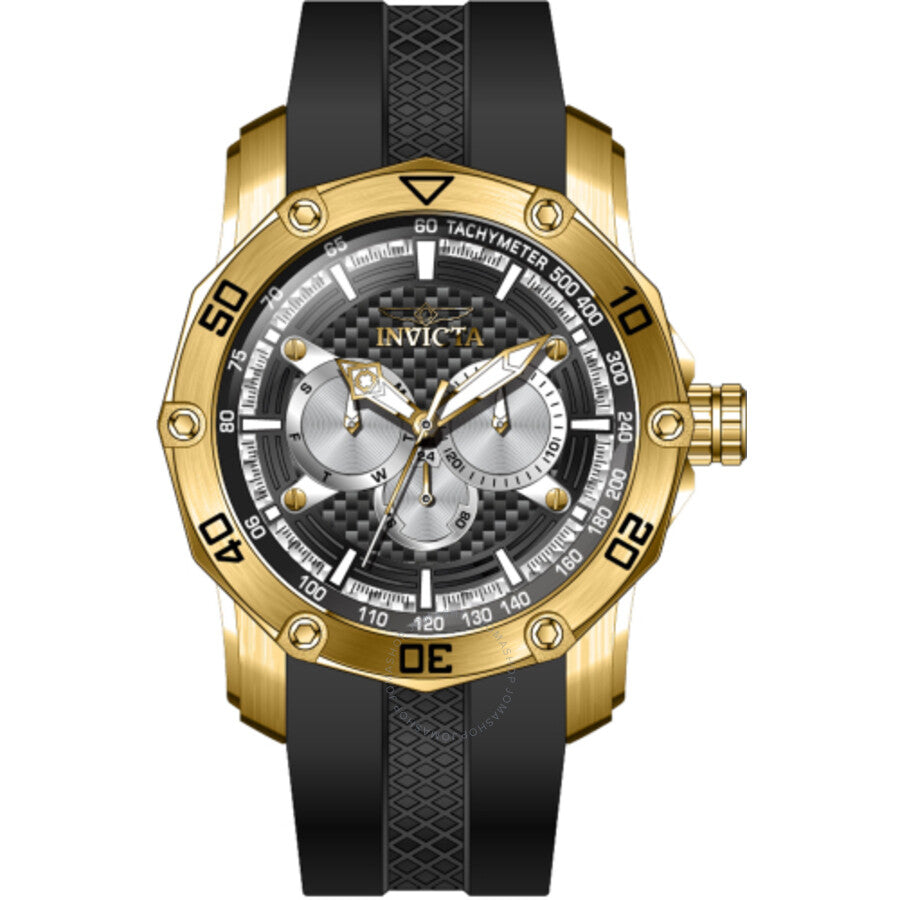 Invicta Pro Diver GMT Date Day Quartz Black Dial Men's Watch 45743 - The Watches Men & Co