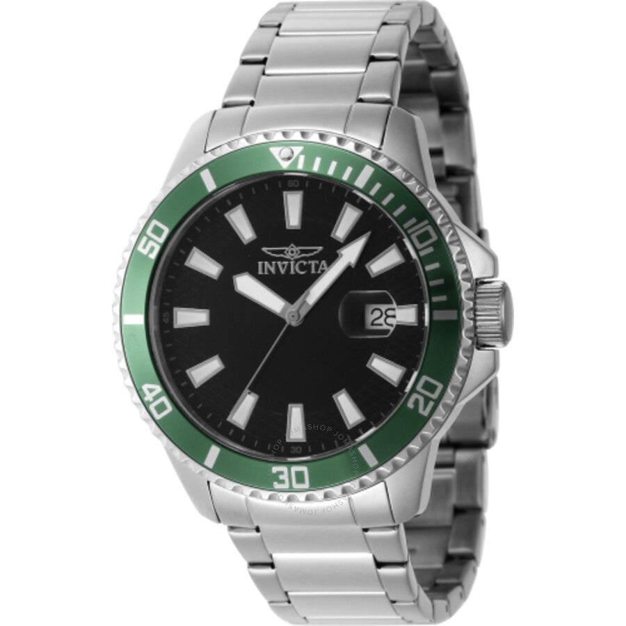 Invicta Pro Diver Quartz Black Dial Men's Watch 46075 - The Watches Men & Co