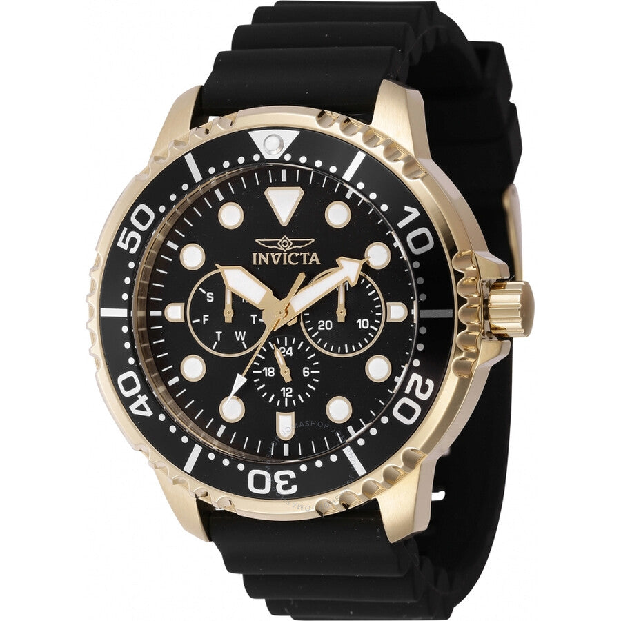 Invicta Pro Diver Quartz Black Dial Men's Watch 47235 - The Watches Men & Co