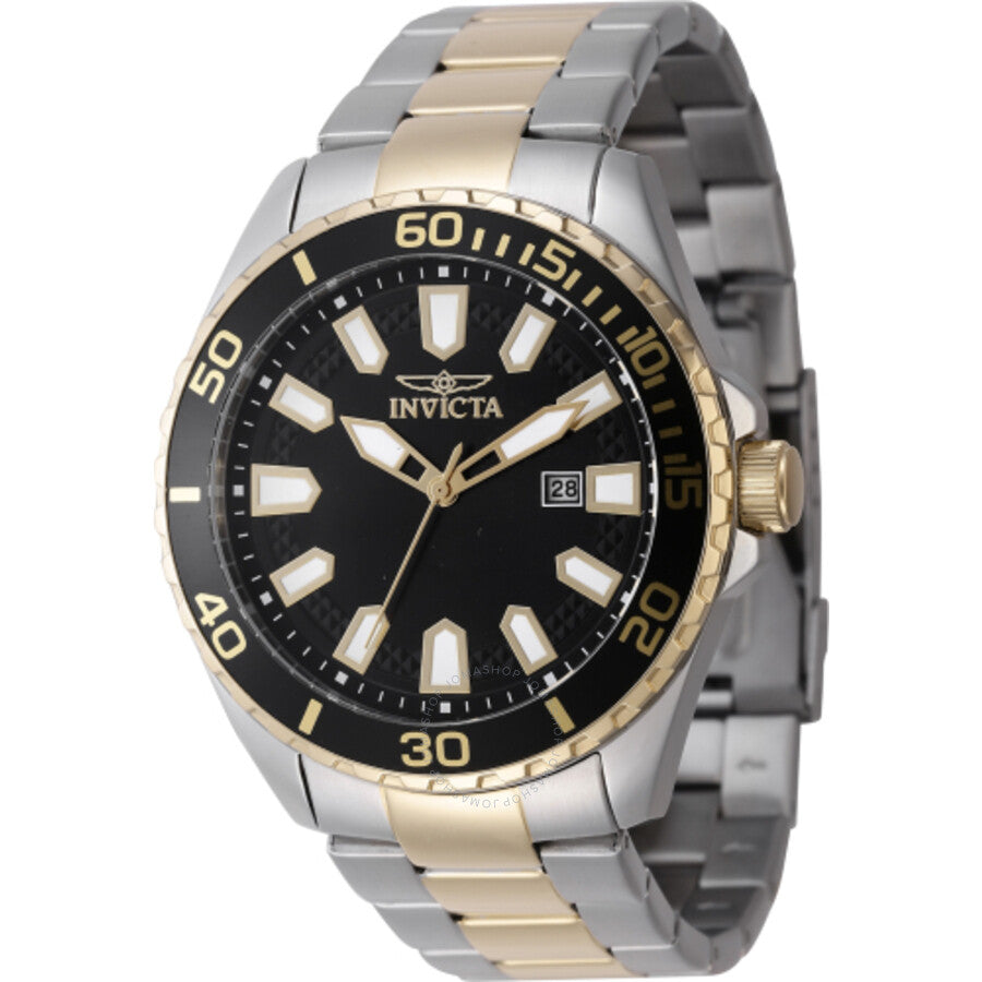 Invicta Pro Diver Quartz Black Dial Men's Watch 47342 - The Watches Men & Co