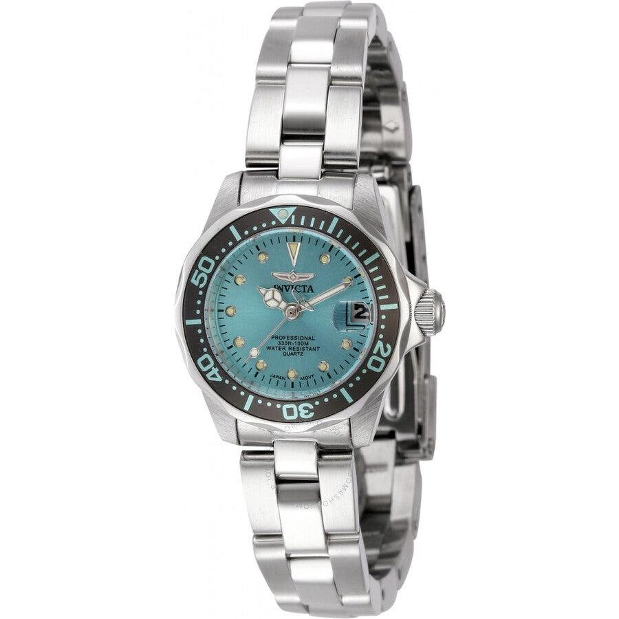Invicta Pro Diver Quartz Blue Dial Ladies Watch 45786 - The Watches Men & Co