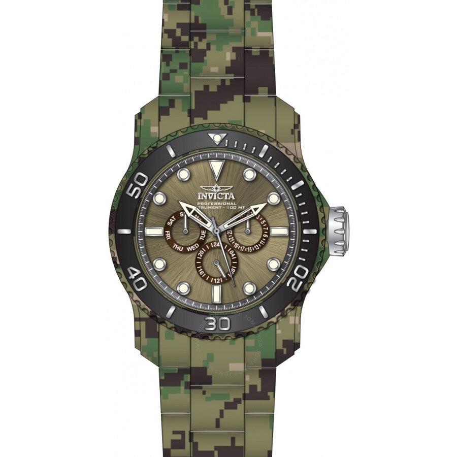 Invicta Pro Diver Quartz Brown Dial Men's Watch 47855 - The Watches Men & Co