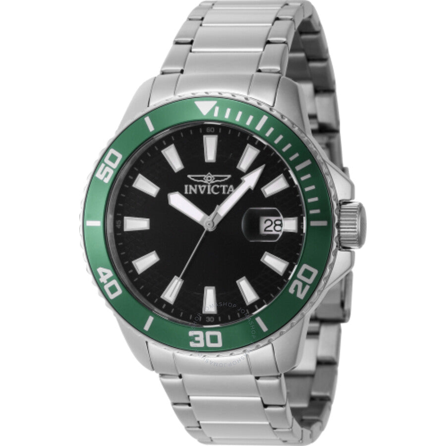 Invicta Quartz Black Dial Men's Watch 46063 - The Watches Men & Co
