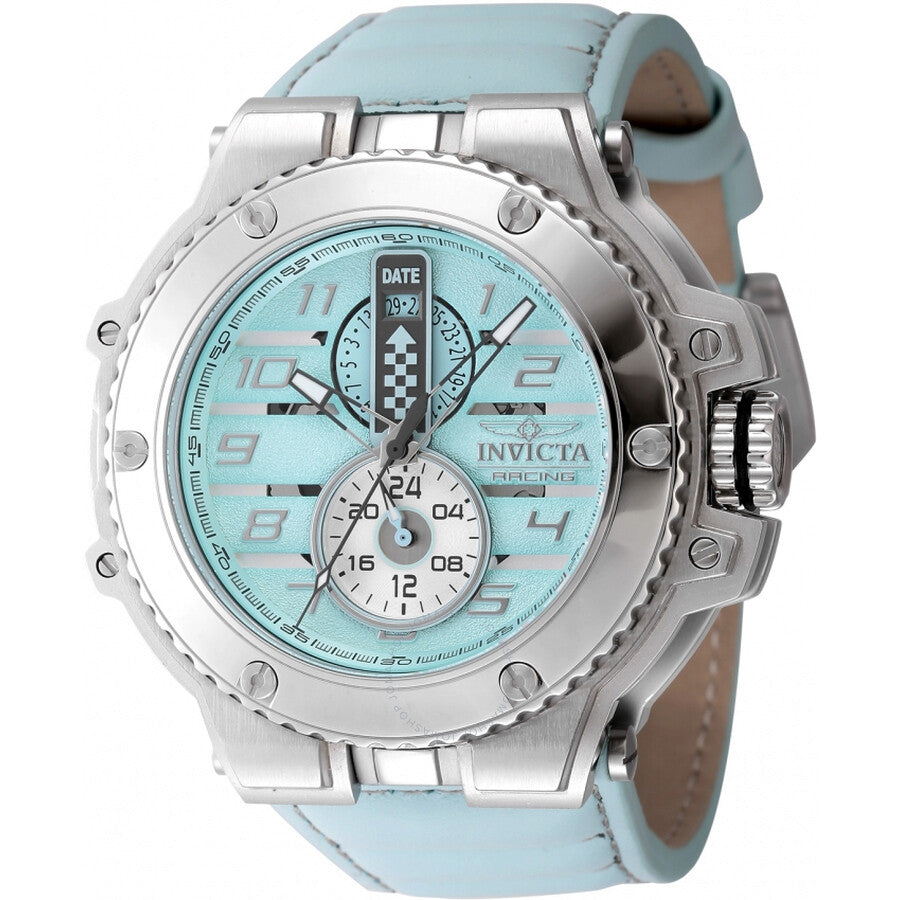 Invicta Invicta Racing Downforce GMT Quartz Turquoise Dial Men's Watch 47377 - The Watches Men & Co