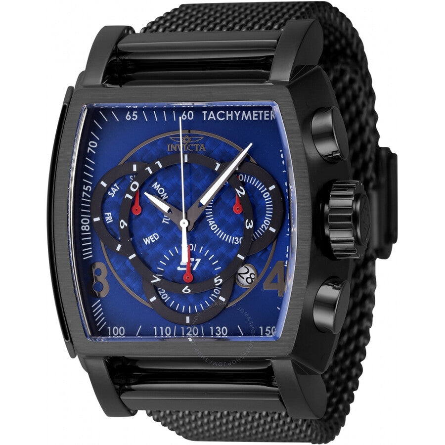 Invicta S1 Rally Chronograph Date Quartz Blue Dial Men's Watch 46011 - The Watches Men & Co