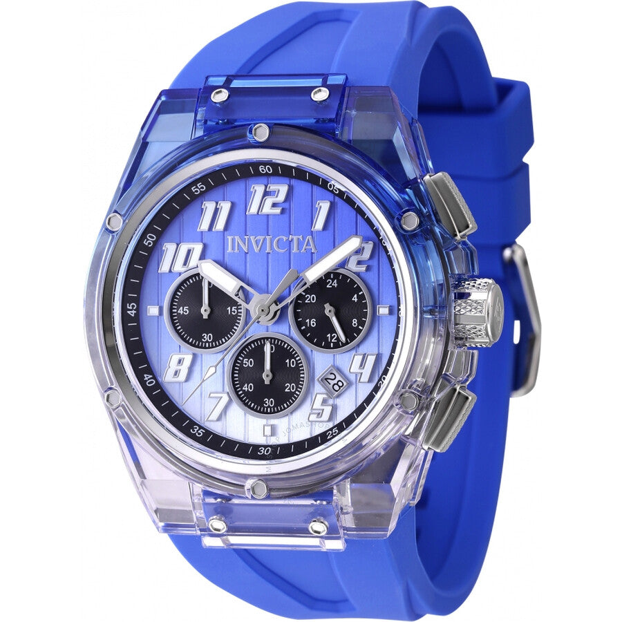 Invicta S1 Rally Chronograph GMT Quartz Blue Dial Men's Watch 47350 - The Watches Men & Co
