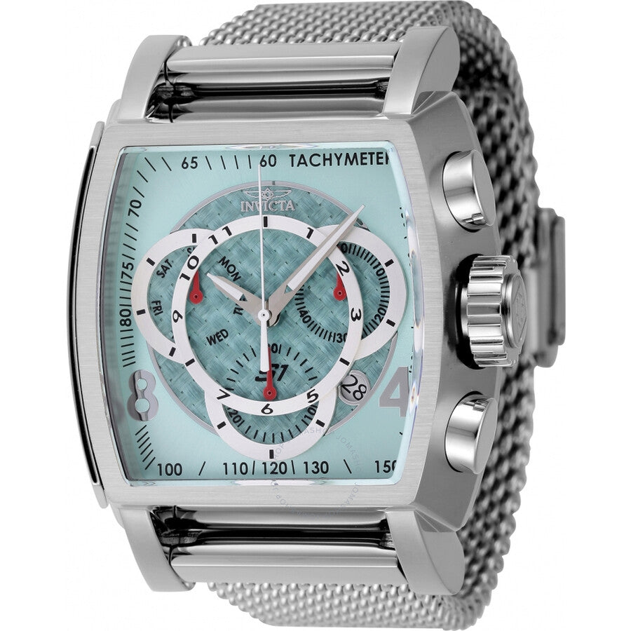 Invicta S1 Rally Chronograph Quartz Turquoise Dial Men's Watch 46009 - The Watches Men & Co