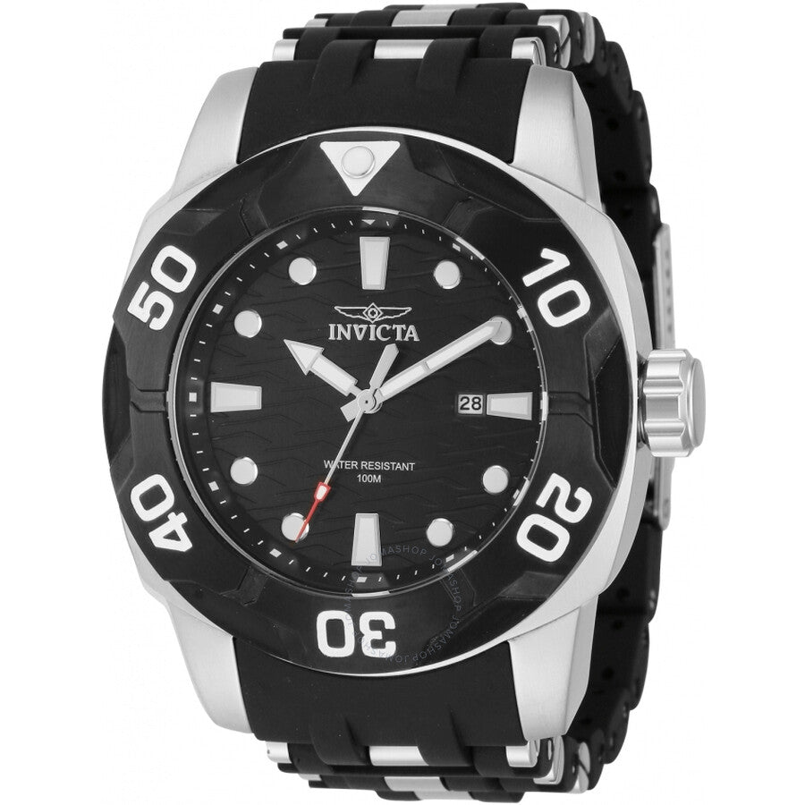Invicta Sea Spider Quartz Date Black Dial Men's Watch 44116 - The Watches Men & Co