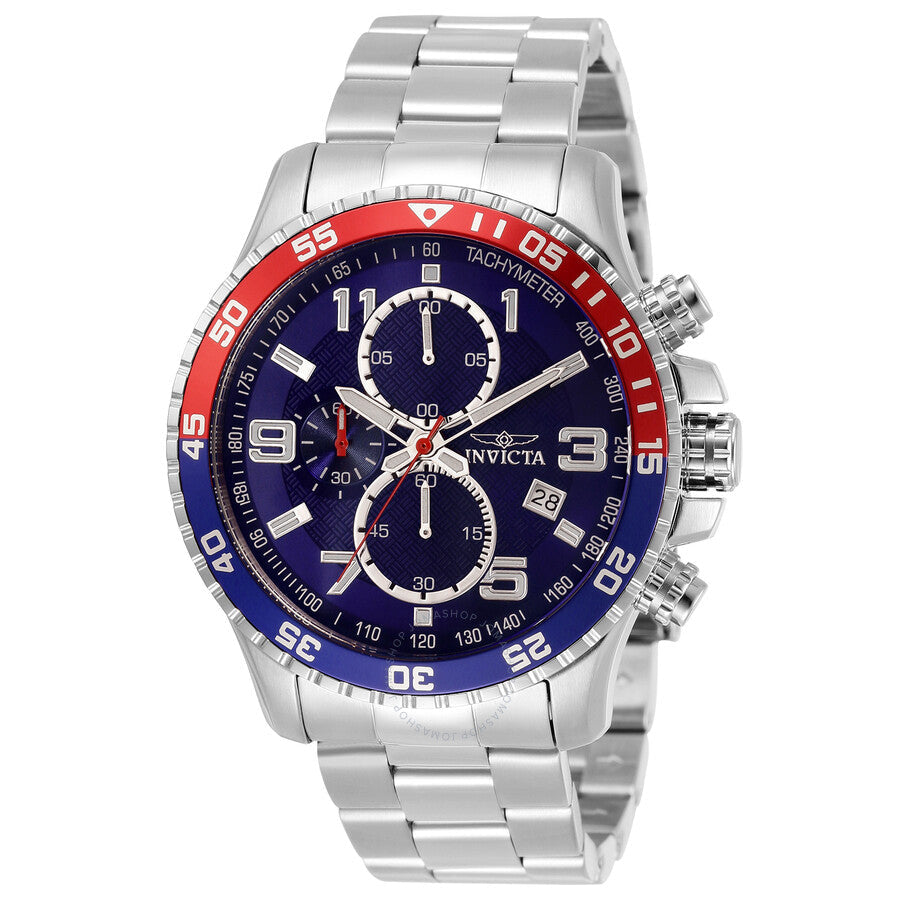 Invicta Specialty Blue Dial Pepsi Bezel Men's Watch 34030 - The Watches Men & Co