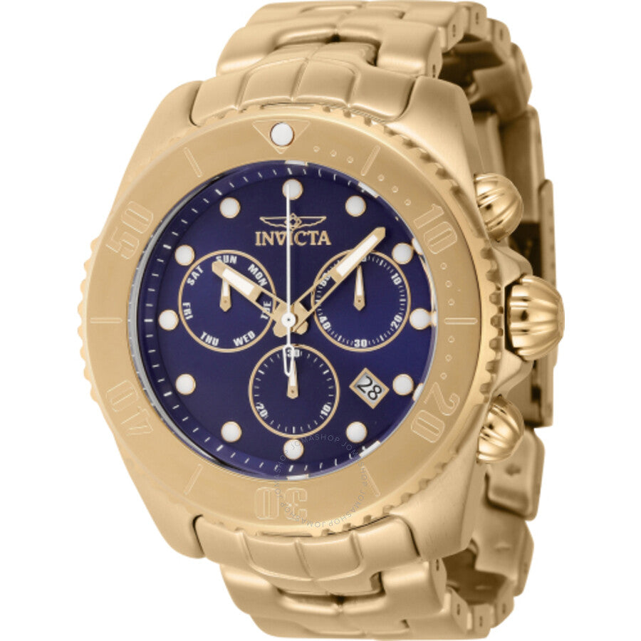Invicta Specialty Chronograph Date Quartz Blue Dial Men's Watch 44663 - The Watches Men & Co