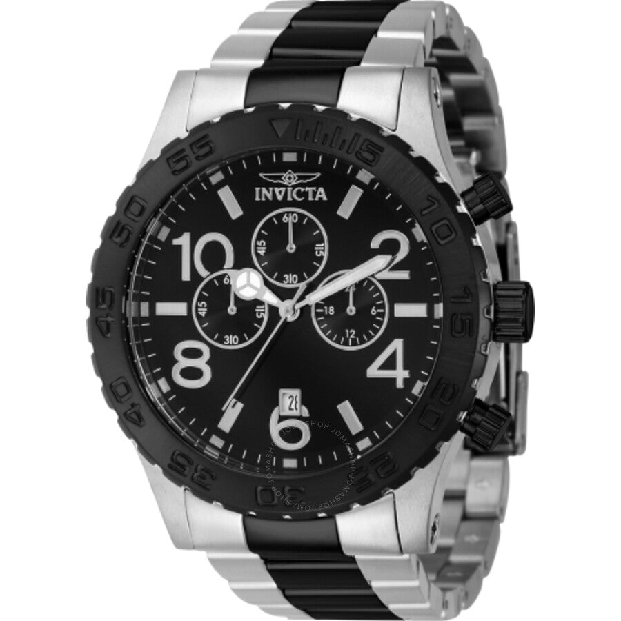 Invicta Specialty Chronograph Quartz Black Dial Men's Watch 40606 - The Watches Men & Co