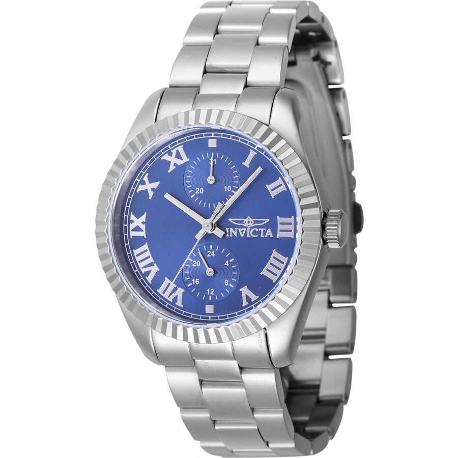 Invicta Specialty GMT Quartz Blue Dial Ladies Watch 47437 - The Watches Men & Co