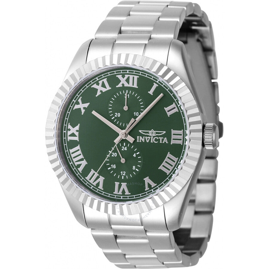 Invicta Specialty GMT Quartz Green Dial Men's Watch 47422 - The Watches Men & Co
