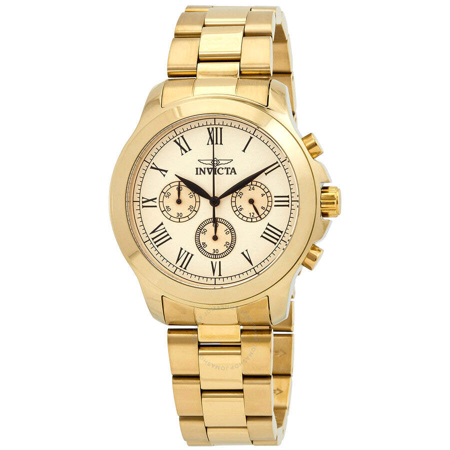 Invicta Specialty Gold Dial Men's Watch 21658 - The Watches Men & Co