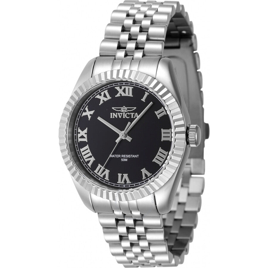 Invicta Specialty Quartz Black Dial Ladies Watch 47408 - The Watches Men & Co