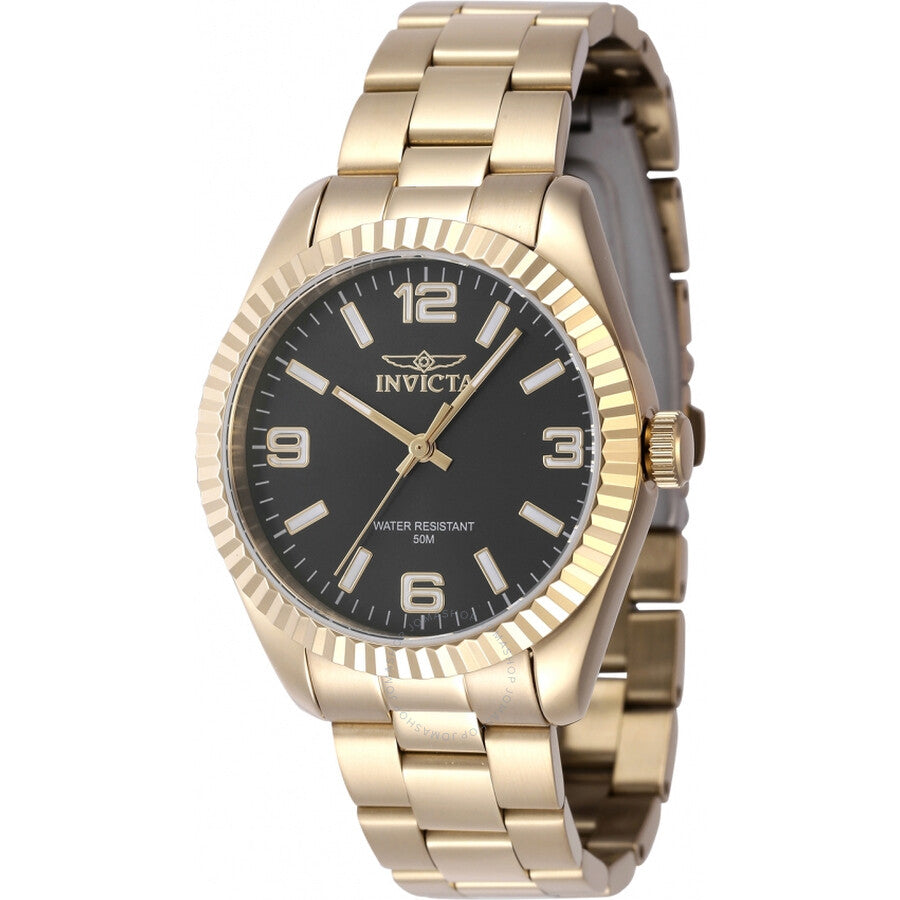 Invicta Specialty Quartz Black Dial Ladies Watch 47473 - The Watches Men & Co
